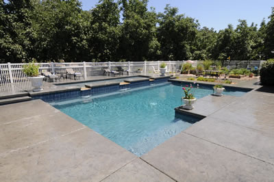 Visalia Pools with Multi Tiers