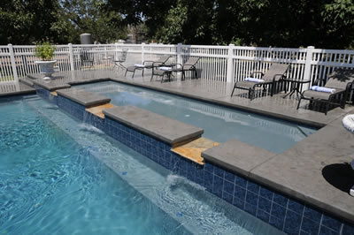 Visalia Pools with Multi Tiers